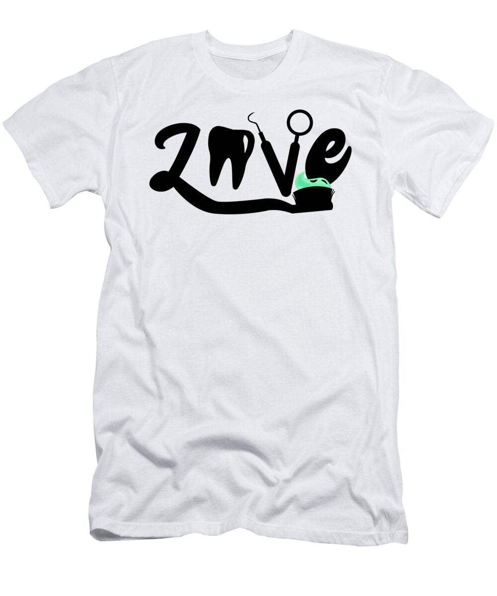 11 Dentist Love Gift David Schuele Art T-Shirt