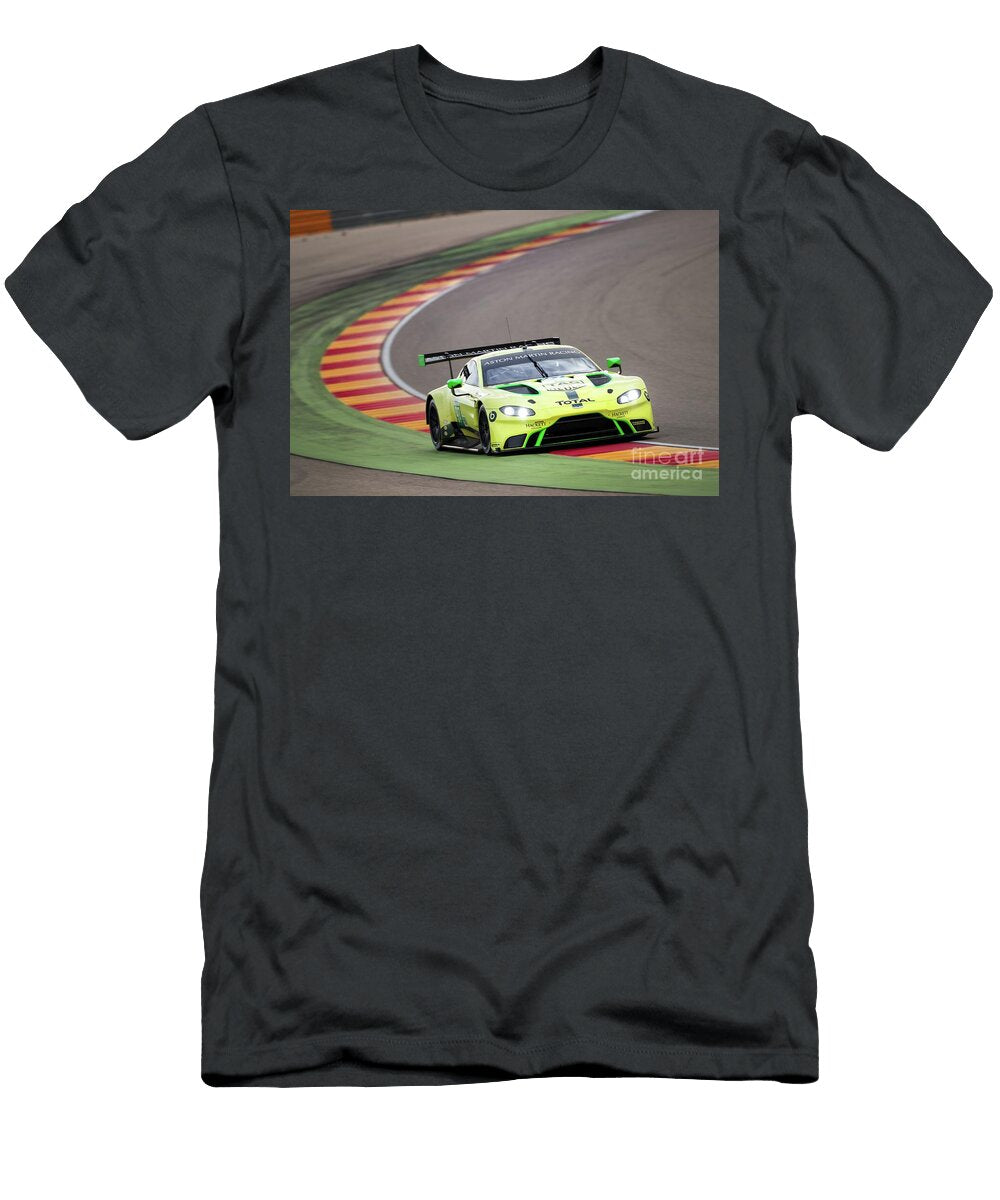 11 Exclusive Racing Supercar Yellow Aston Martin Vantage Gte Amg M177 40l V8 Turbocharged Vladyslav Shapovalenko T-Shirt
