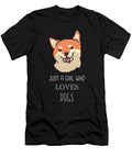 11 Just a Girl Who Loves Dogs Funny Dog Cynto T-Shirt