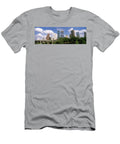 11 Low Angle View of Buildings in a City Panoramic Images T-Shirt