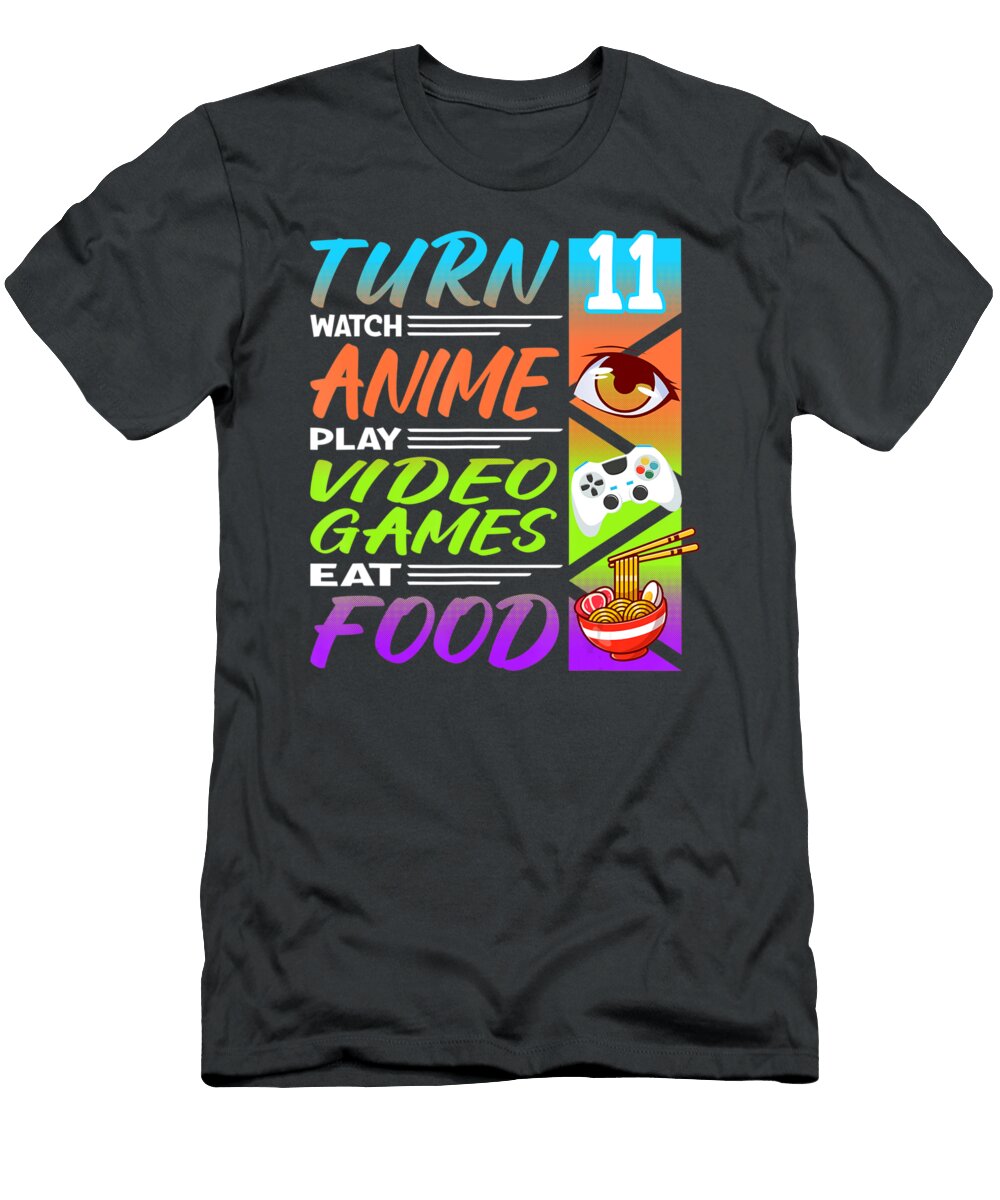 11th Birthday I Gamer I 90s Kawaii Ramen Noodles Anime Toat Huong Ly T-Shirt
