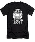 12 13 Year Old Gamer Gaming 13th Birthday Level 13 Unlocked Crazy Squirrel T-Shirt