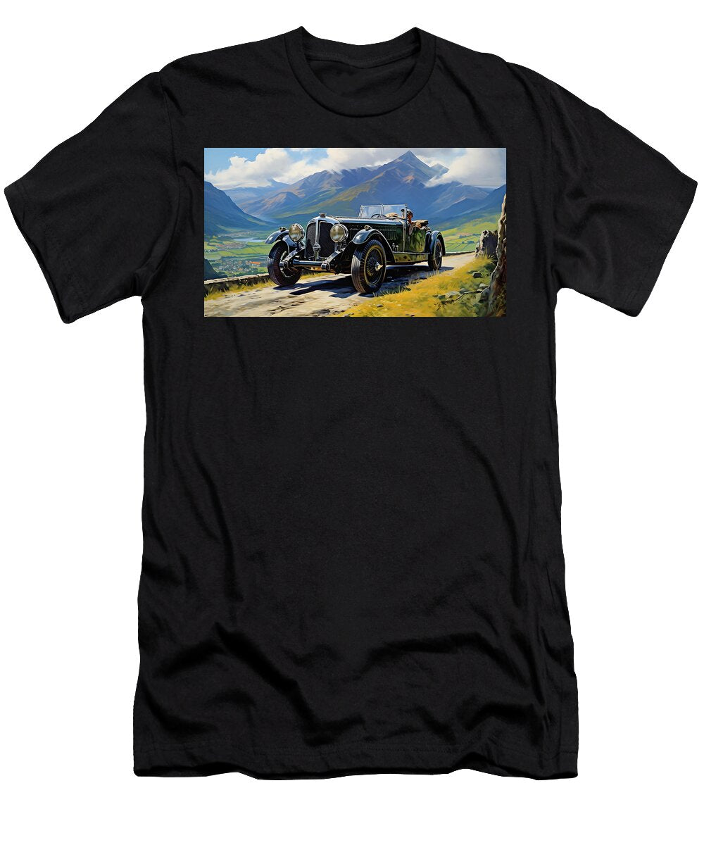 12 1934 Aston Martin 1 Litre Mark Ii Long Chassis By Asar Studios Celestial Images T-Shirt