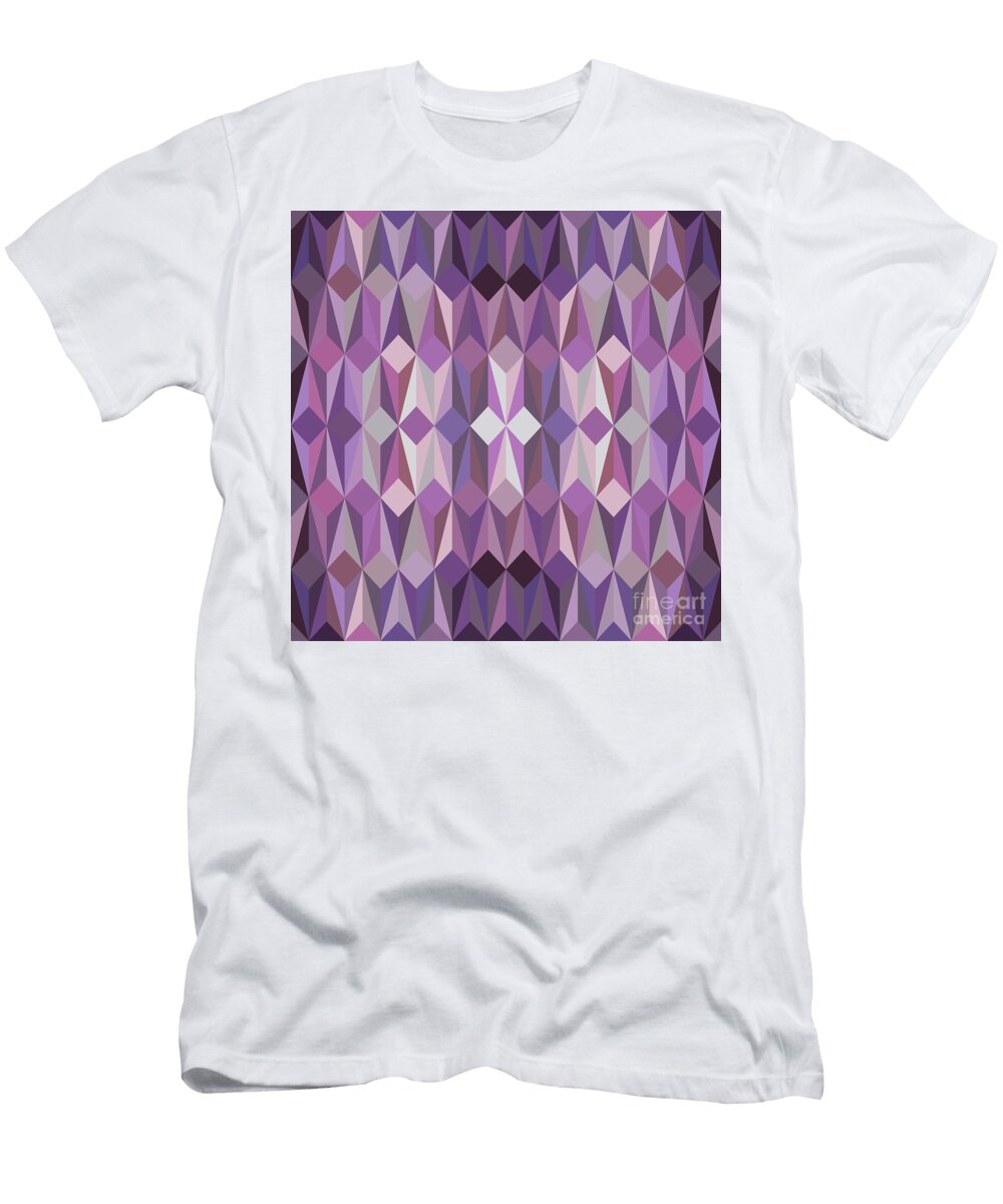 12 Colorful Geometric Background Amir Faysal T-Shirt