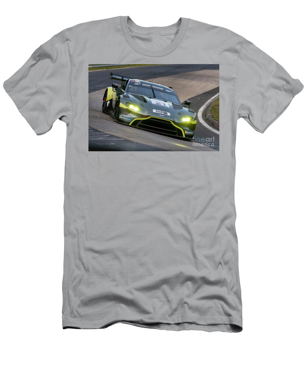 12 Exclusive Racing Supercar Deep Green Aston Martin Vantage Gt3 Amg M177 40l V8 Turbocharged Vladyslav Shapovalenko T-Shirt