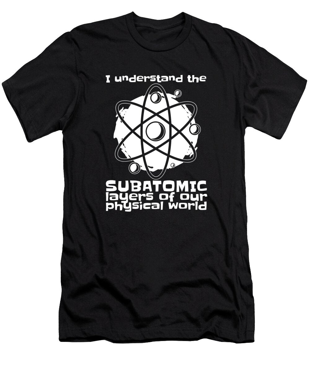 12 Funny Physicist Scientist Science Quantum Physics Crazy Squirrel T-Shirt
