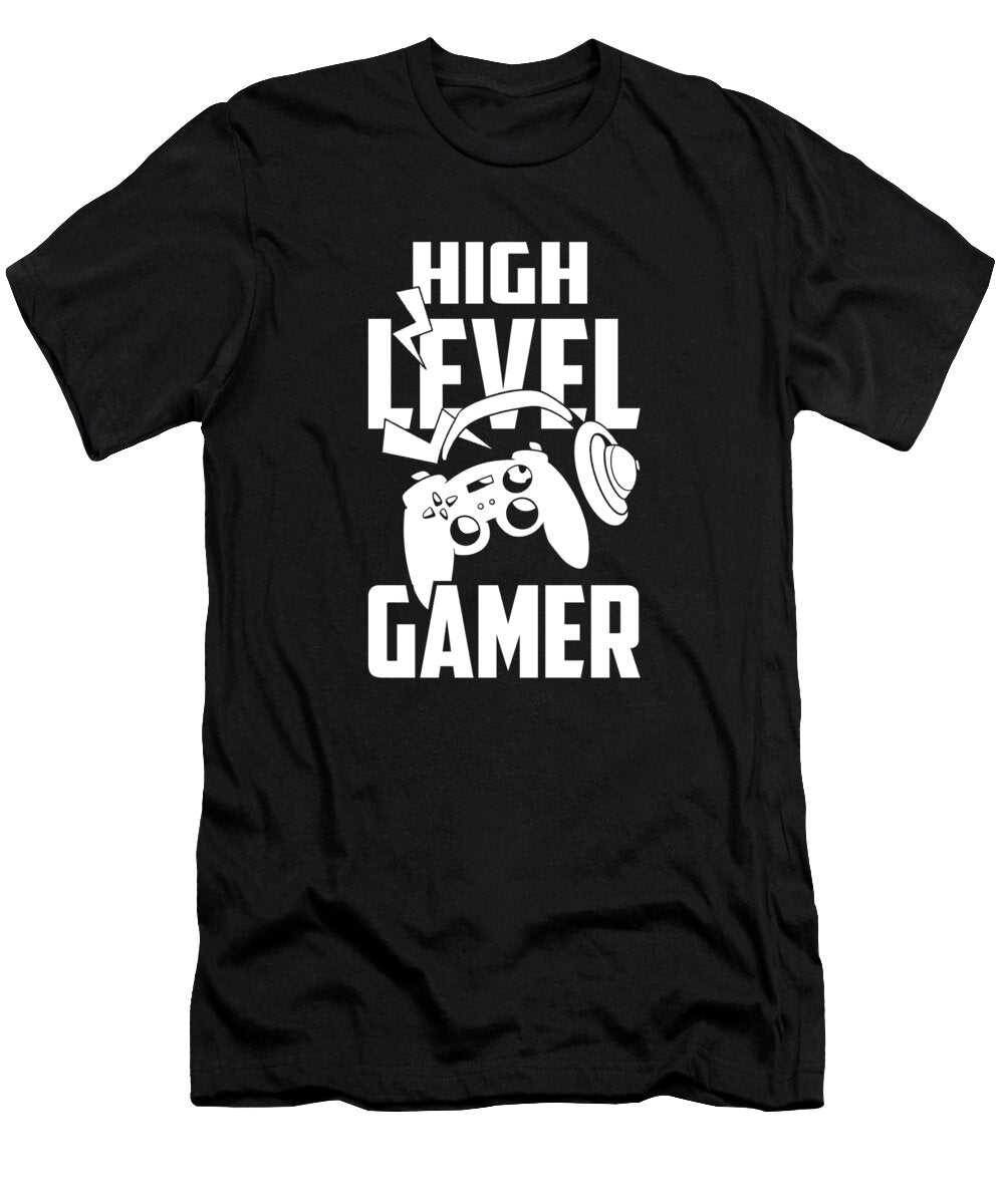 12 Gamer Gaming Video Games Crazy Squirrel T-Shirt