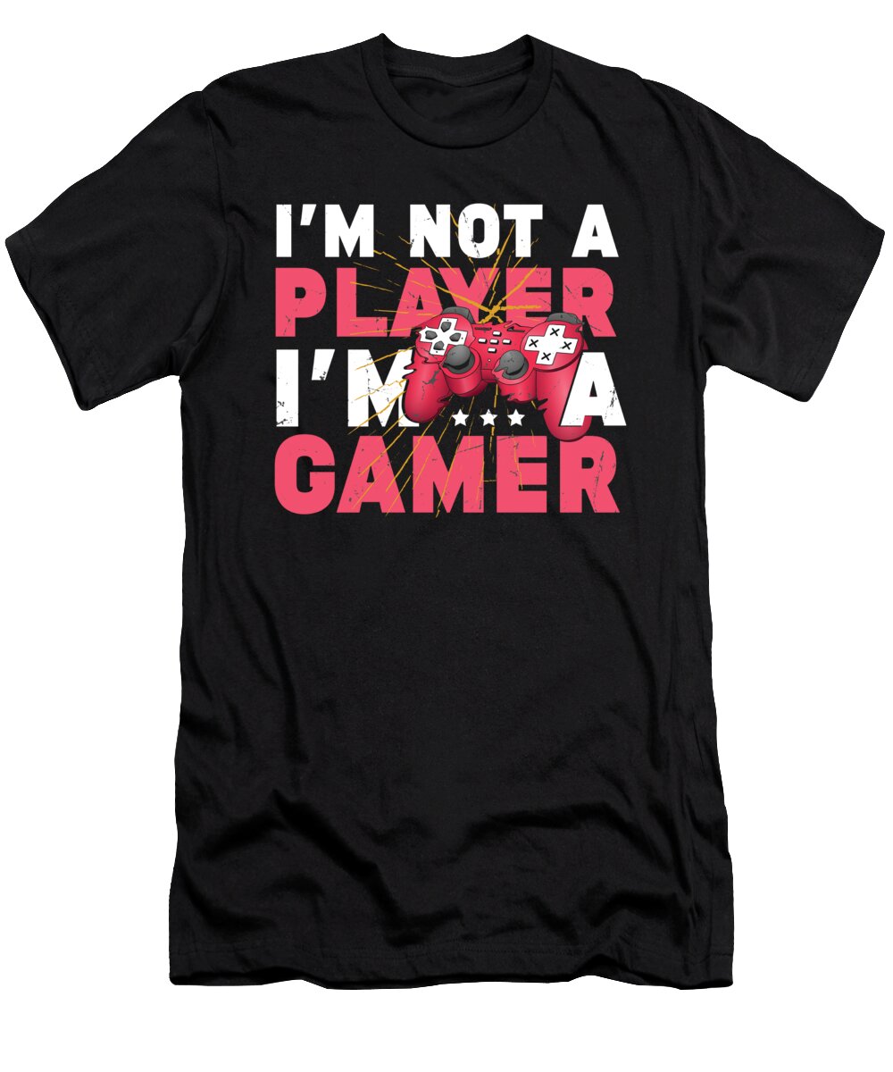 12 Gaming Video Games Gamer Crazy Squirrel T-Shirt