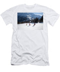 12 Girls Skiing in Les Houches Mario Colonel T-Shirt