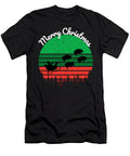 12 Santas Sleigh Pulled By a Team of Hogs Chomper Designs T-Shirt