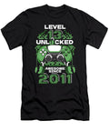 13 13 Year Old Gamer Gaming 13th Birthday Level 13 Unlocked Crazy Squirrel T-Shirt