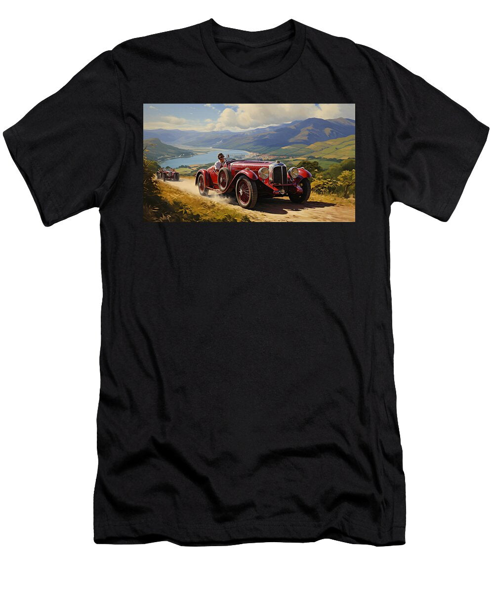 13 1934 Aston Martin 1 Litre Mark Ii Long Chassis By Asar Studios Celestial Images T-Shirt