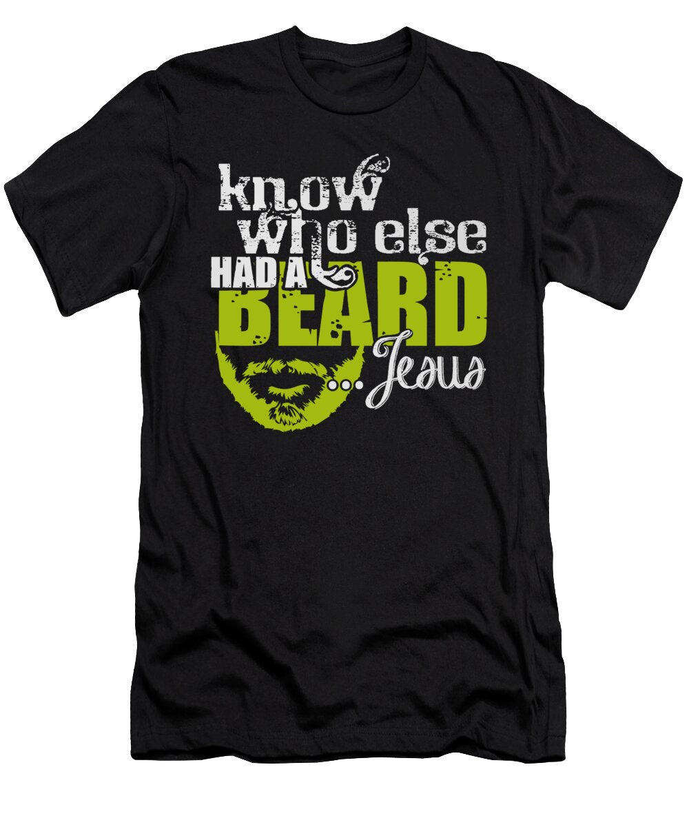 13 Funny Beard Facial Hair Manly Confident Man Gift Muc Designs T-Shirt