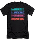 13 Gaming 8th Birthday Year Old Gamer Video Level 8 Unlocked Crazy Squirrel T-Shirt