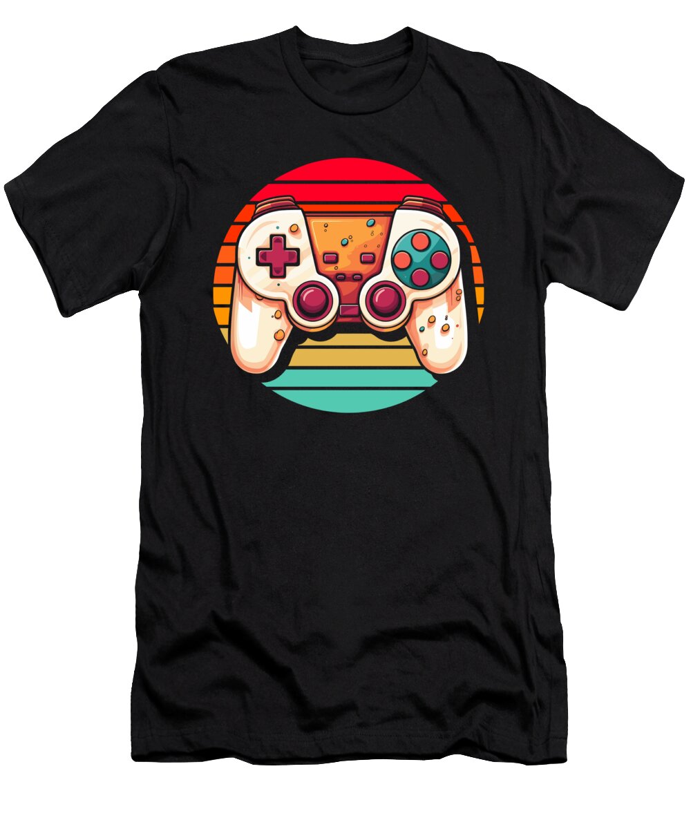 13 Retro Gamer Gaming Vintage Video Games Crazy Squirrel T-Shirt