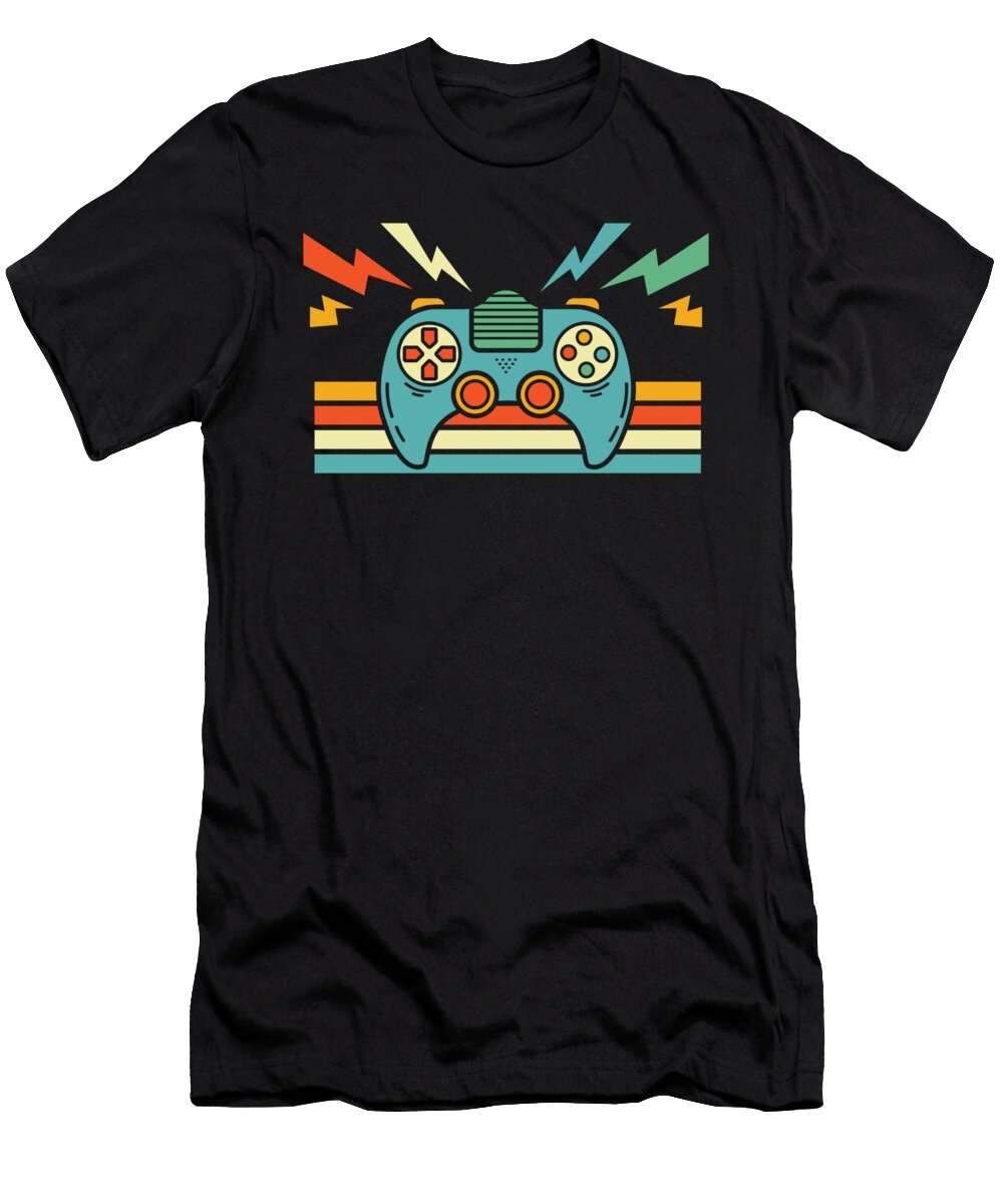13 Retro Gaming Gamer Vintage Video Games Crazy Squirrel T-Shirt