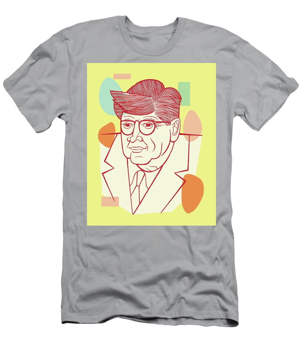 130 Portrait of a Man Csa Images T-Shirt