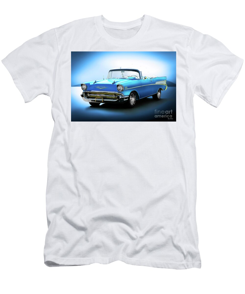 14 1957 Chevrolet Bel Air Convertible Dave Koontz T-Shirt