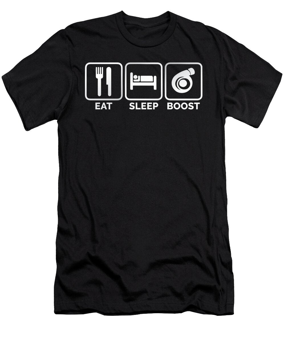 14 Car Tuning Boost Tuner Car Turbo Motor Sports Gift Muc Designs T-Shirt