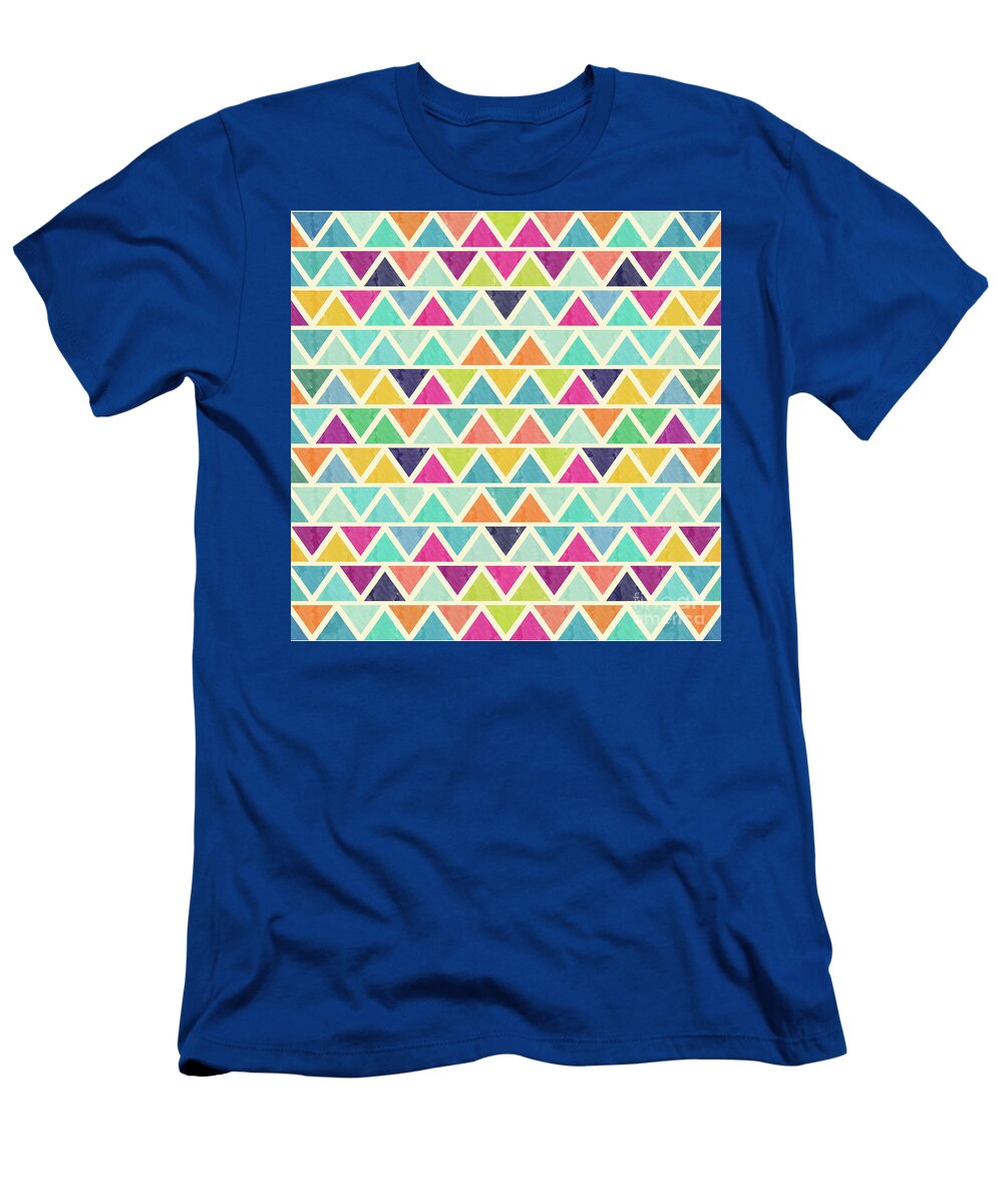 14 Colorful Geometric Background Amir Faysal T-Shirt