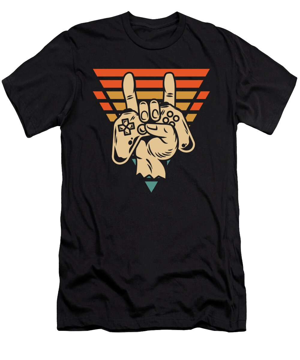 14 Retro Gamer Gaming Vintage Video Games Crazy Squirrel T-Shirt