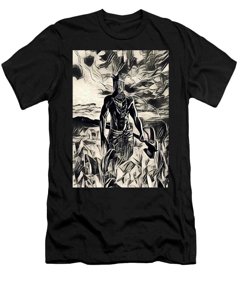14 Shango in Oya Orisha Deity Vibration Energy Marie Jean Baptiste T-Shirt