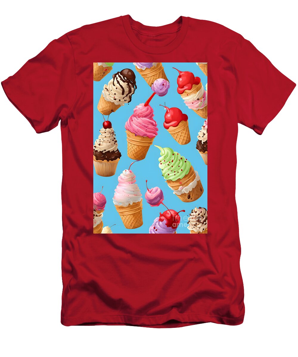 140 Food Patterns Food Patterns T-Shirt