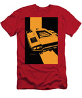 142 Lamborghini Countach Classic Italian Supercar Dark Backgroun Thespeedart T-Shirt