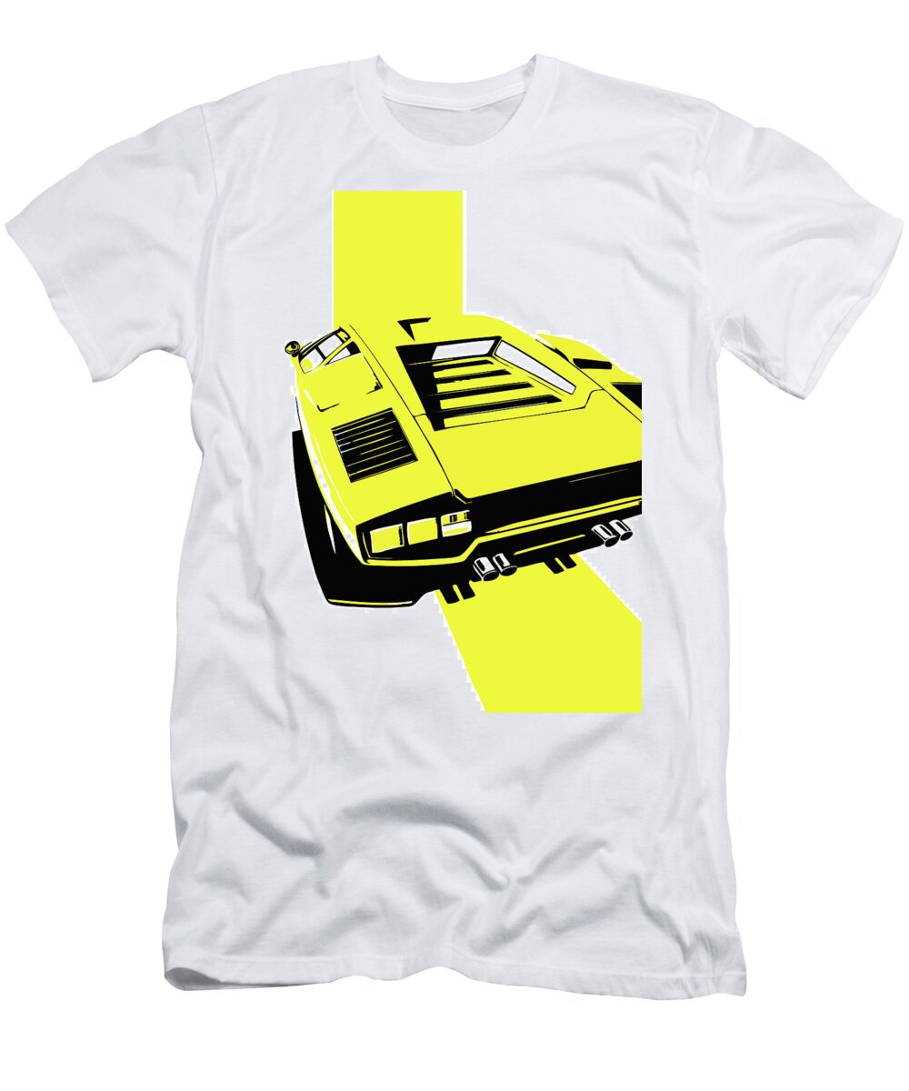 149 Lamborghini Countach Classic Italian Supercar Thespeedart T-Shirt