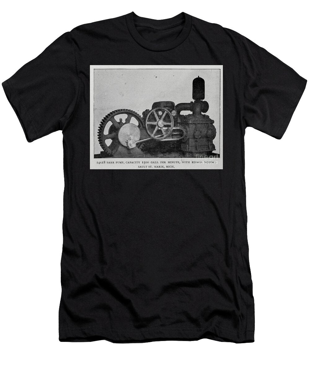 14x18 Barr Pump Capacity I500 Gals Per Minute Ac2 Historic Illustrations T-Shirt