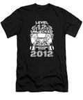 15 12 Year Old Gamer Gaming 12th Birthday Level 12 Unlocked Crazy Squirrel T-Shirt