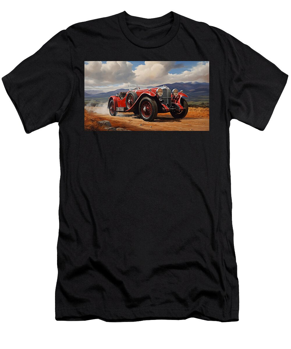 15 1934 Aston Martin 1 Litre Mark Ii Long Chassis By Asar Studios Celestial Images T-Shirt