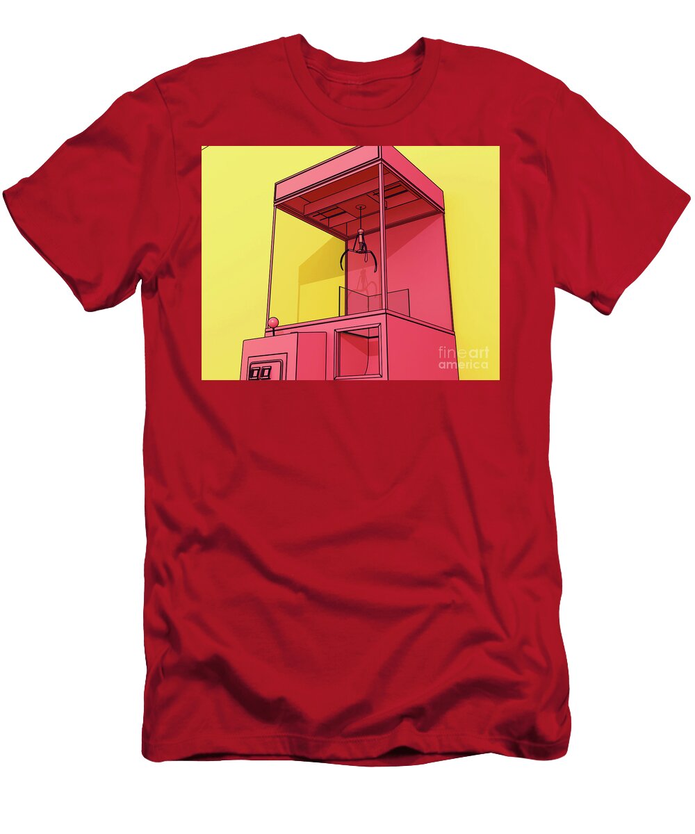 15 Claw Arcade Game Allan Swart T-Shirt