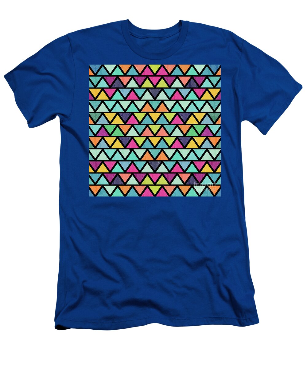 15 Colorful Geometric Background Amir Faysal T-Shirt