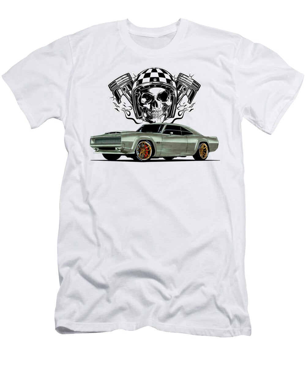15 Dodge Charger 1968 Hellephant 426 Hemi Supercharged Mopar Vladislav Shapovalenko T-Shirt