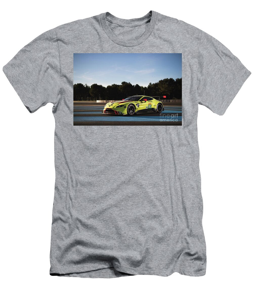 15 Exclusive Racing Supercar Yellow Aston Martin Vantage Gte Amg M177 40l V8 Turbocharged Vladyslav Shapovalenko T-Shirt