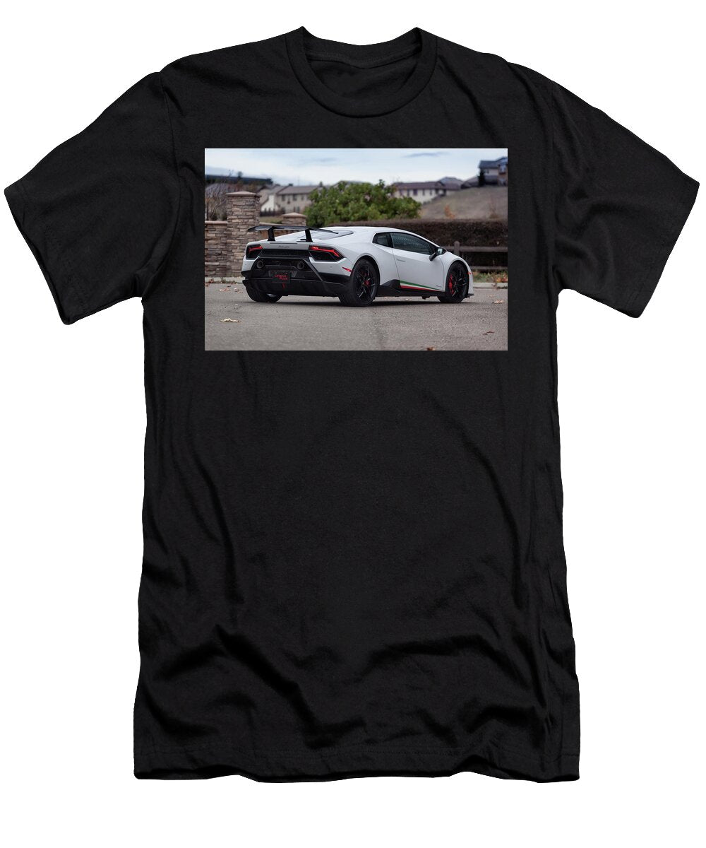 15 Lamborghini Huracan Performante Print Itzkirb Photography T-Shirt