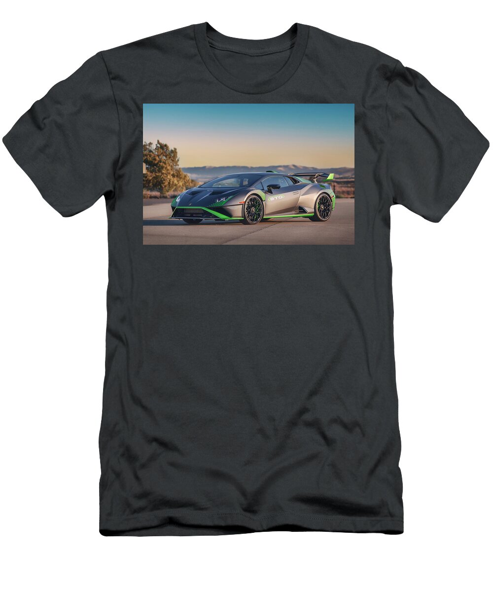 15 Lamborghini Huracan Sto Print Itzkirb Photography T-Shirt