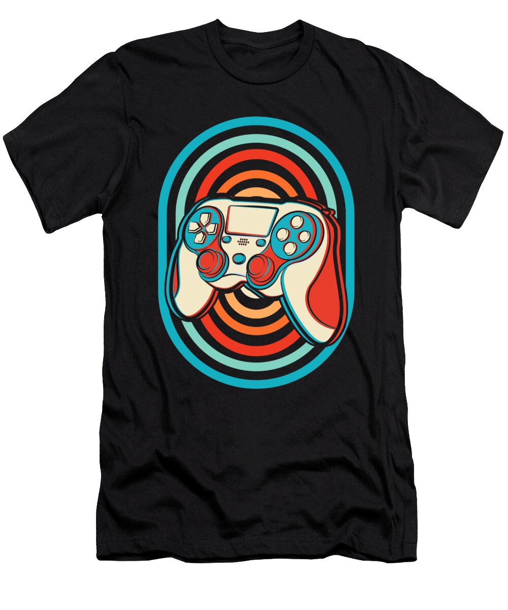 15 Retro Gamer Gaming Vintage Video Games Crazy Squirrel T-Shirt