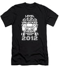 16 12 Year Old Gamer Gaming 12th Birthday Level 12 Unlocked Crazy Squirrel T-Shirt