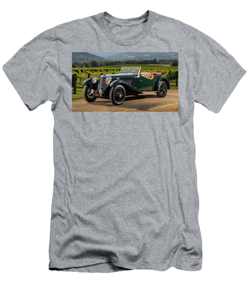 16 1934 Aston Martin 1 Litre Mark Ii Long Chassis By Asar Studios Celestial Images T-Shirt