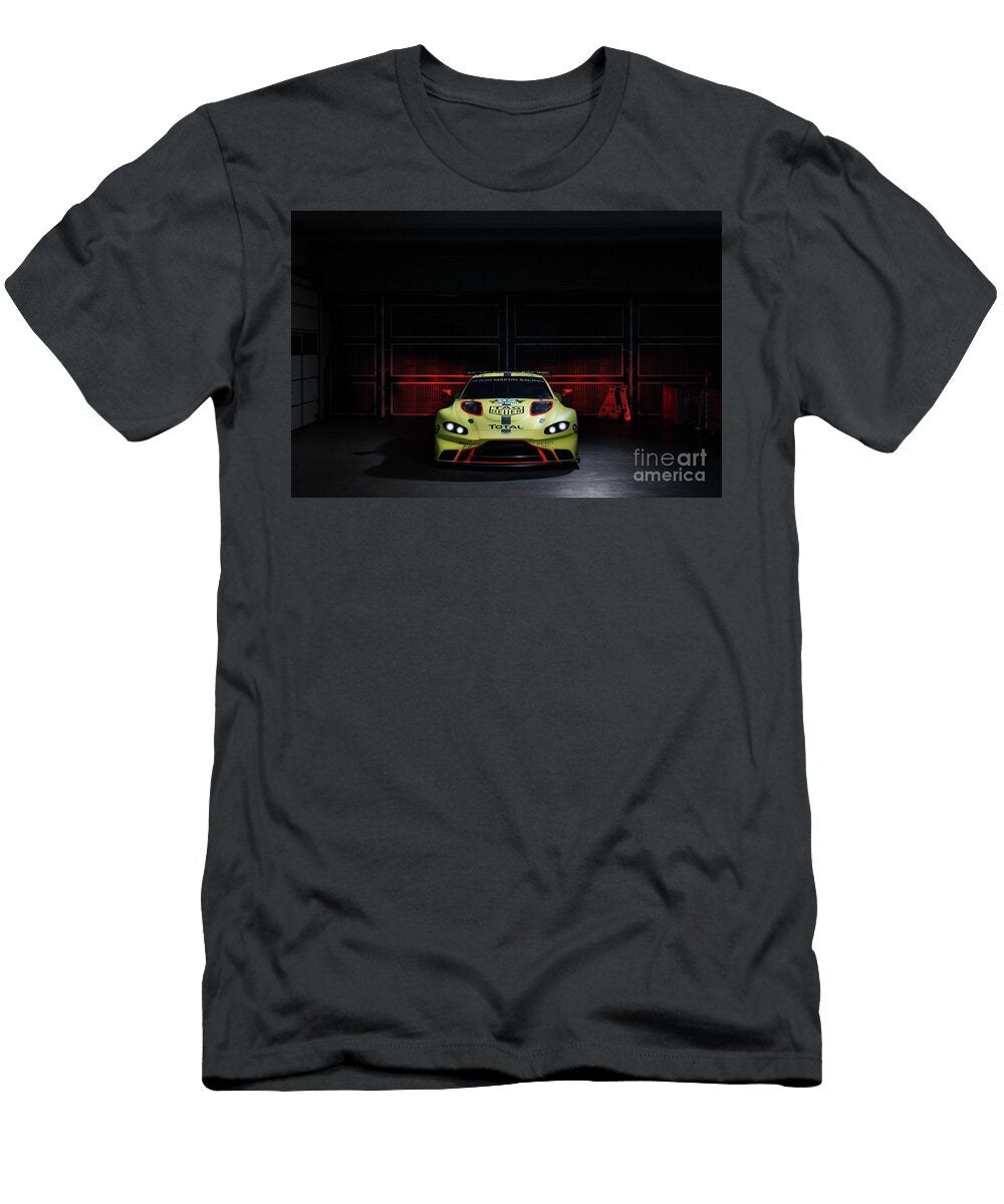 16 Exclusive Racing Supercar Yellow Aston Martin Vantage Gte Amg M177 40l V8 Turbocharged Vladyslav Shapovalenko T-Shirt