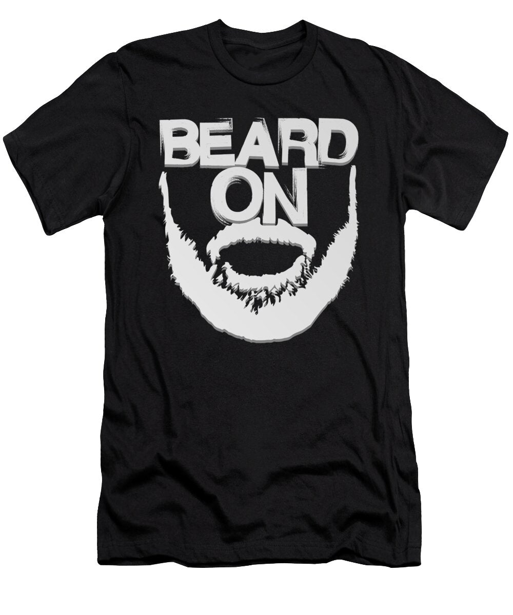 16 Funny Beard Facial Hair Manly Confident Man Gift Muc Designs T-Shirt