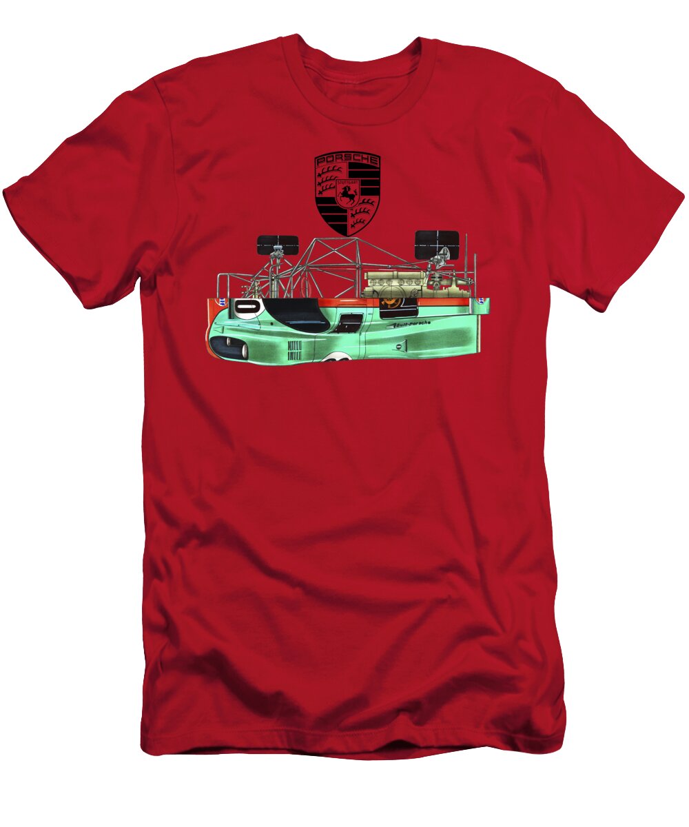 16 Gulf Porsche 917 Kh Chassis 024 Vladislav Shapovalenko T-Shirt