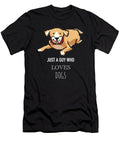 16 Just a Guy Who Loves Dogs Funny Dog Cynto T-Shirt