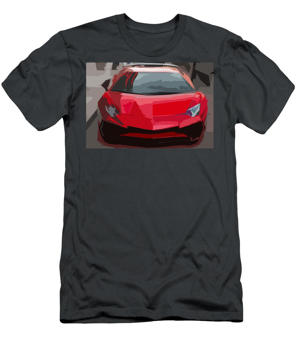 16 Lamborghini Aventador Sv Lp750 4 Thespeedart T-Shirt