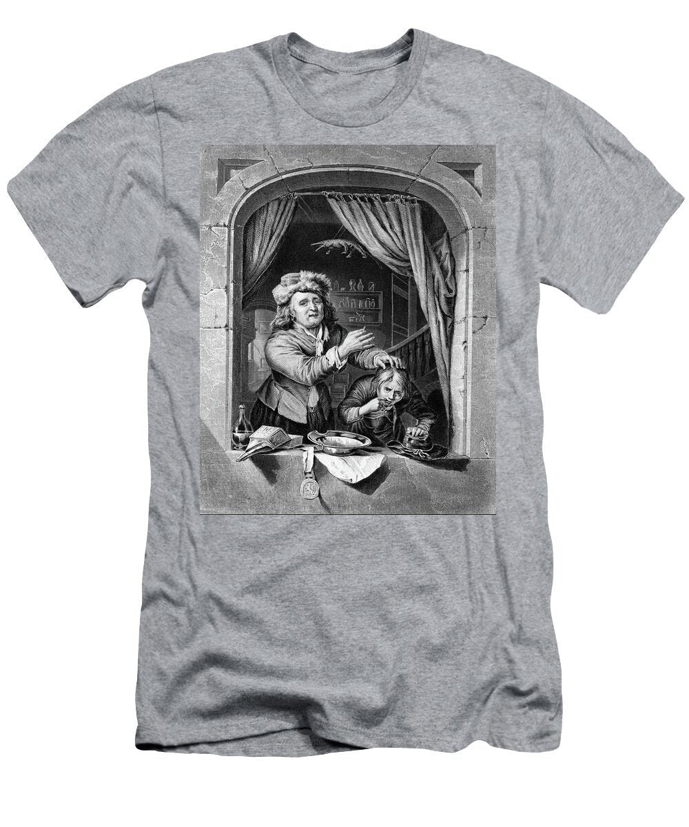 1600s 17th Century Dentist and Patient Vintage Images T-Shirt