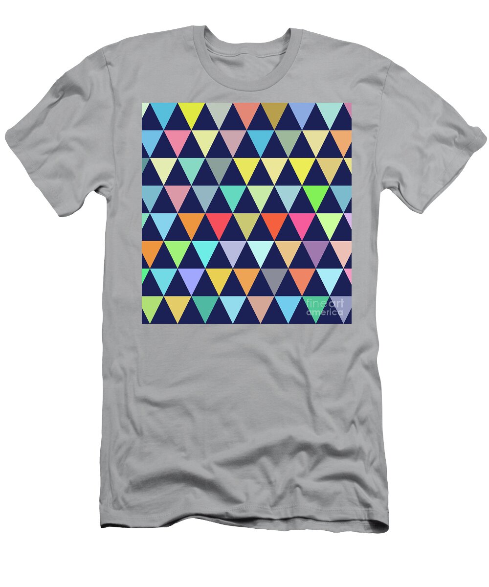 17 Colorful Geometric Background Amir Faysal T-Shirt