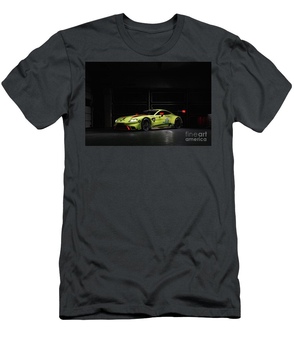 17 Exclusive Racing Supercar Yellow Aston Martin Vantage Gte Amg M177 40l V8 Turbocharged Vladyslav Shapovalenko T-Shirt