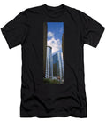 17 Low Angle View of Buildings in a City Panoramic Images T-Shirt